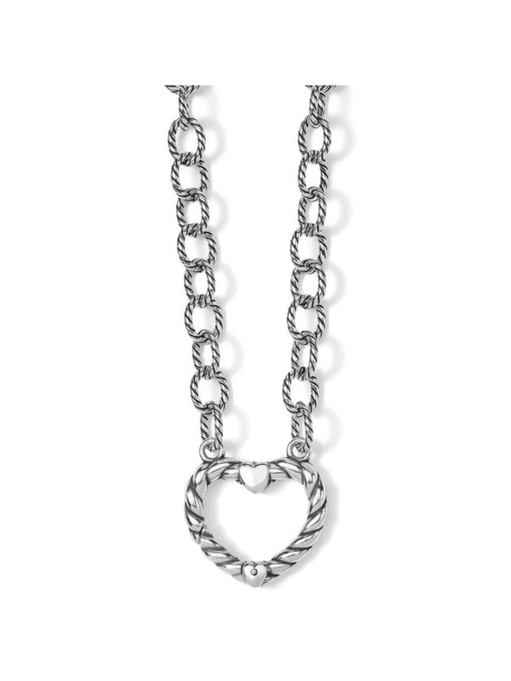 Brighton Mabel Heart Charm Holder Necklace JM6270 $78  add charms